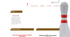 Desktop Screenshot of nebraskabowling.net