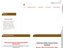 Tablet Screenshot of nebraskabowling.net